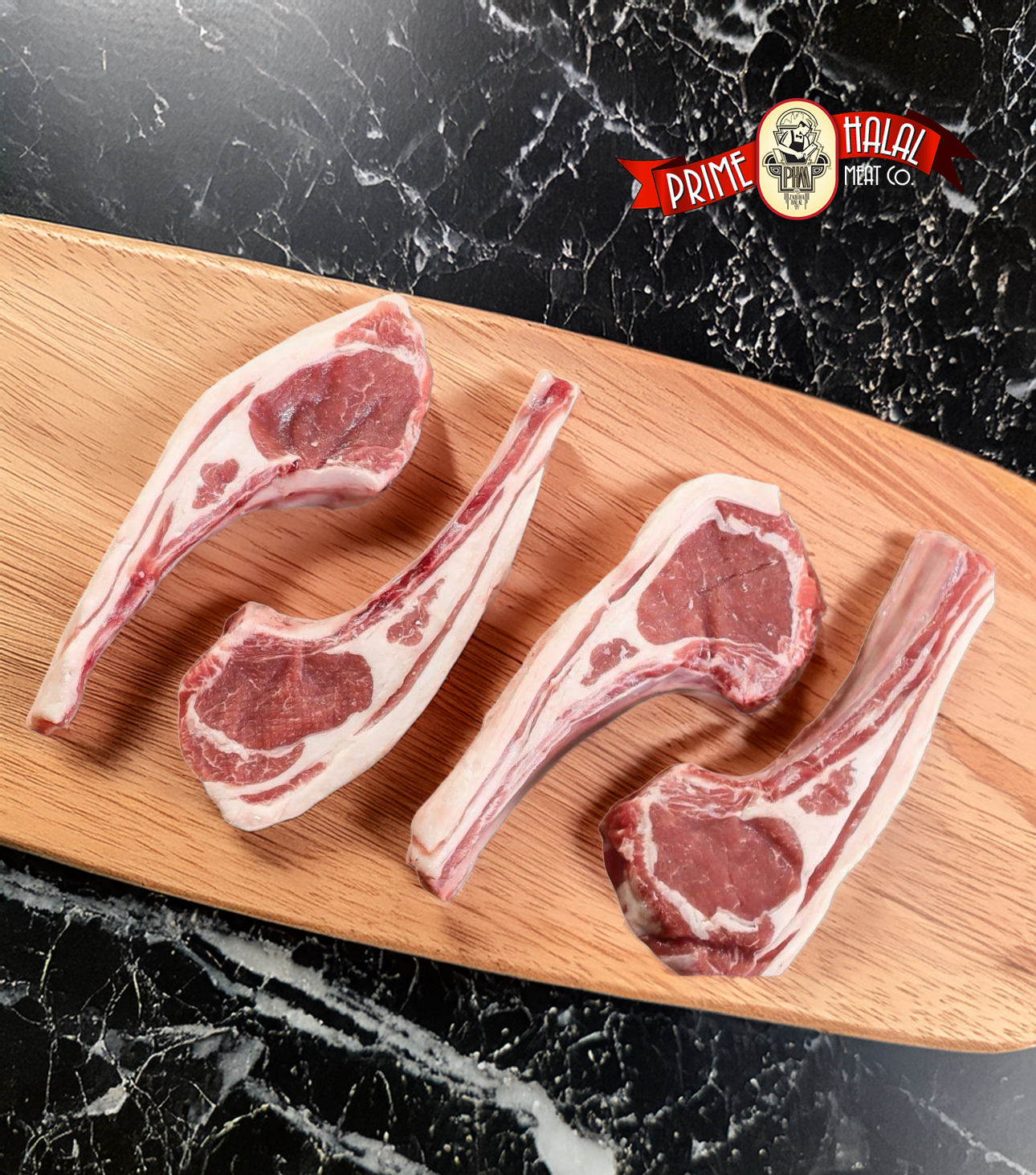 Prime Halal Lamb Ribs Chops Hand Slaughtered